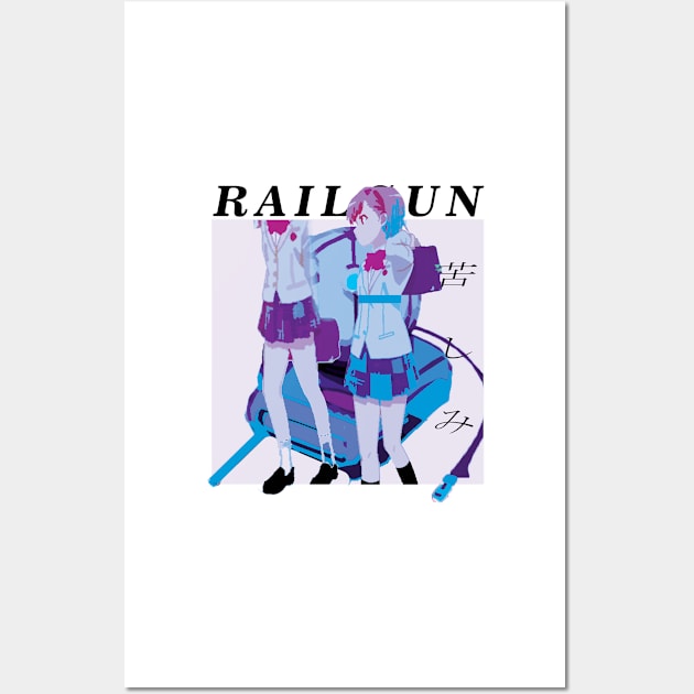 A Certain Scientific Railgun T ''ON MY WAY'' V2 Wall Art by riventis66